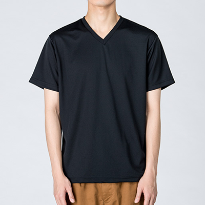 【PP】GLIMMER 4.4oz ドライVネックTシャツ